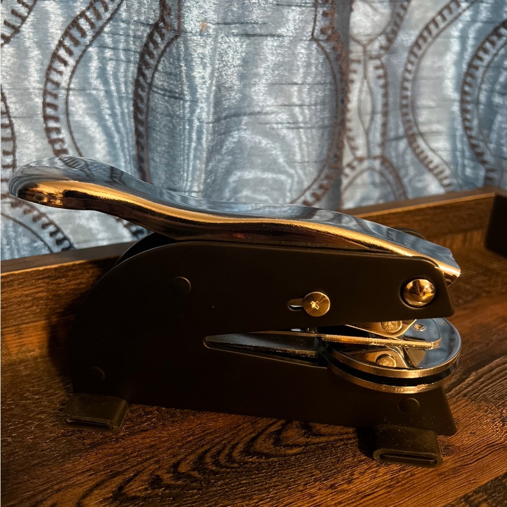 Black and Silver Embosser